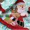 Baby clothes  FASHION Newborn Baby Boy Girl Christmas Kids Santa Dress Tops Striped Pants Set Outfits Xmas Clothes