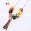 Halloween Children Necklace with fringe Girl Sweet Candy bubble beads Necklace 6Styles