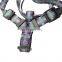 new style fashionable quick release H shape dog harness with two D-ring top
