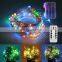 Party Decoration Multicolour Mini Led Rope Fairy String Light Battery Operated With Remote Control Timer