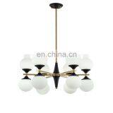 Новый дизайн, современный стиль, диммируемый стеклянный потолочный люстра для гостиной thumbnail-2