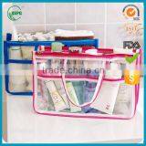 China of Clear Plastic Pvc Cosmetic Make up Toiletry Bag With Zipper thumbnail-1