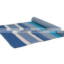 Cotton Foldable Custom Logo and Private Label Yoga Mat thumbnail-2