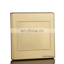 Type 86 Concealed Retro Gold Switch Socket Panel Nordic Minimalist Home Improvement Theme Brass Lever Electrical Wall Switch