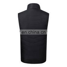 USD Smart Large Size Casual Stand Collar Heating Waistcoat thumbnail-4