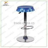 Workwell Cheap Design Aryclic Metal High Swivel Bar Lounge Chairs thumbnail-1