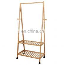 Factory Price Folding Three Tier Home Decor Shelves Decorative Bamboo Wall Shelf Wood For Sale thumbnail-1