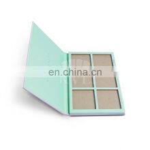 Custom Printing Makeup Pan Packaging Paper Magnetic Marble Eyeshadow Palette With Mirror thumbnail-2