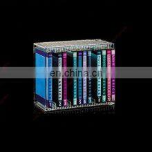 Пластиковая прозрачная витрина для дисков CD, держатель для дисков CD из акрилового пластика