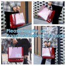 Reusable Grocery Shopping Bag With Reinforced Hard Bottom, Strap, Foldable, Stands Upright, Multipurpose Heavy Duty Tote thumbnail-5