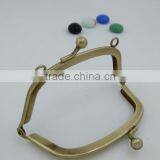 Wholesale Bronze 10*4.5cm Metal Frame for for Clutch Bag Purse Handbags Made in China thumbnail-1