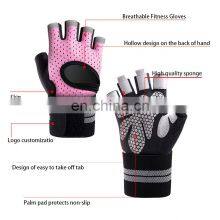 2022 Hot Sale Weight Lifting Gloves Half Finger Fitness Gym Gloves With Wrist Support For Men and Women thumbnail-1
