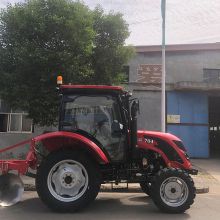 YTO Diesel Engine 70hp Agriculture Machinery Wheeled Tractor  With Disc Plough For Farming