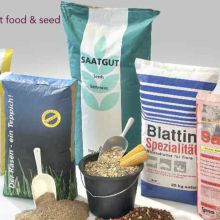 Valve Sealed Block Bottom Polypropylene Bags For Rice / Fertilizer / Feed Packaging Bag