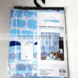 Polyester Printed Stone Shower Curtain Made In China
