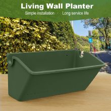 Plastic flowerpot plant using in vertical automatic hydroponic hanging wall
