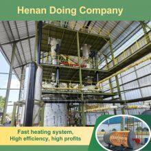 DY-D-0.1-14TPD Used Motor Engine Oil Distillation Machine Refine Crude Pyrolysis Oil to Diesel Refinery Plant thumbnail-5