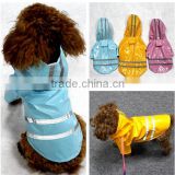 reflection Light hat waterproof function pet raincoat wholesale dog clothes