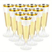 Factory Direct Eco-Friendly Wine Glass - Recyclable Plastic, Green Event Champagne Glass thumbnail-4