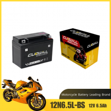 12N6.5L-BS Lead Acid Motorcycle Battery thumbnail-1