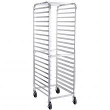 20-inch Baking Tray Rack With Wheels, Stackable Trolley, Can Hold Half or Whole Baking Trays. thumbnail-1