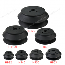 ZP2-32~125HBS Series Rubber Vacuum Cup SMC Brand Perfect Alternative Product Heavy Duty Bellows High Load Industrial Suction Large Workpieces thumbnail-2