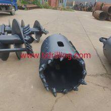 800mm Core Barrel With Round Shank Chisel B47k22h Used for 50-100mpa Hard Rock in Bored Pile Foundation Work thumbnail-1