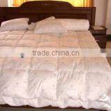 90% Goose Down Filled Cotton Comforter, Yellow Down Comforter thumbnail-1