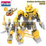 Hot Kids Toys Cogo Warrior Set 2 IN 1 Educational Cheap Plastic Building Blocks Toys