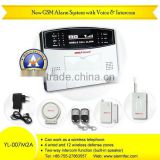 2012 hot sale ODM/OEM Business/Home GSM Alarm System gsm elderly emergency YL-007M2A