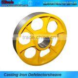 Cast Iron Rope Sheave Pulley,Elevator Cast Iron Pulley Sheave,Elevator Deflector Sheave,Elevator Cast Iron Pulley thumbnail-2