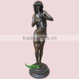 Bronze Lady Musician for Sale