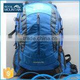 2016 new design waterproof outdoor hiking 8347 38L korean backpack bag with brand name