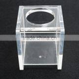 Custom Printed Acrylic Lucite Bathroom Accessory Tissue Box Hinged Top 6.75" Tall x 5.5" Wide or Customized thumbnail-4