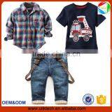 Boutique Boys Sets Hot Selling in 2016 Spring Three Pecies Children Clothes Free Shipping Kids Sets