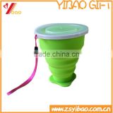 Wholesale Collapsible Silicone Cup, Foldable Travel Cup,