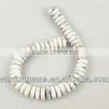 Gemstone White Turquose Ondelle Beads for Jewelry thumbnail-1