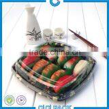 Screen Printing Sushi Box Packaging, Custom Sushi Packaging Box, Plastic Sushi Tray Supplier