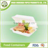 Disposable Bio-degradable 600ML Clamshell Container With Sugarcane Pulp. thumbnail-6