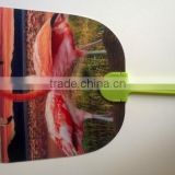 advertising customized promotion 3d fan PP plastic hand fan