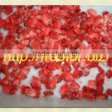 Frozen IQF Strawberry Dices with Sugar
