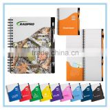 PP note book with pen,promotion cheap notebook, custom bulk notebooks