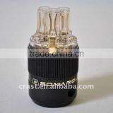 SONAR For Audio 24K Gold Plated IEC Plug Connector