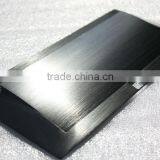 Precision Custom Aluminum CNC Machining Service With Brushed Anodizing Black