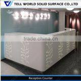 Hot Sale High Quality Environmental Modern Design White Reception Desk thumbnail-1