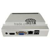 Ultra Mini PC Celeron 1037U 1.8GHZ With Fan Intel HD Dual Core Low Power Support 1080p 4 USB 2.0 RAM 2G 8G SSD