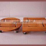 Wooden Flower Pot Trolley(FSC Certificate)