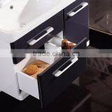 ROCH 8030 Wall Hung Solid Wood Bathroom Vanity High Gloss Varnish thumbnail-3