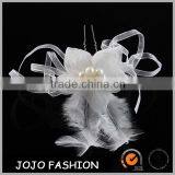 Fashion Romantic White Fabric Flower Accessories Wedding Jewelry Brooch