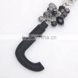 Customized Word Jewelry Light Metal Resin Leather Keychain For Men thumbnail-2